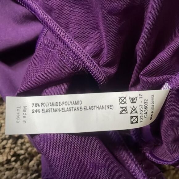 Prima Donna Twist Nostalgia Thong Imperial Purple XXL New - Picture 8 of 8